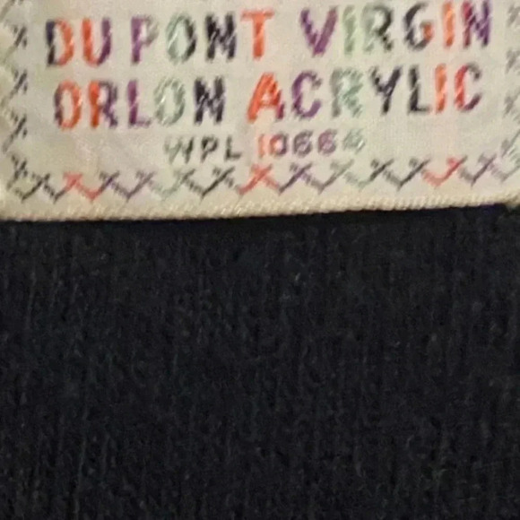 DuPont Virgin Orlon Acrylic Knit Vintage Cardigan Sweate - Picture 2 of 5